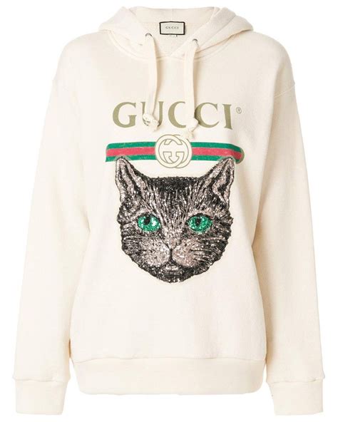 cheap black gucci sweatshirt|gucci cat hoodie black.